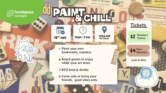 Paint & Chill: Board Games & Painting