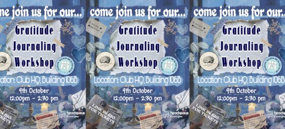 Build Your Gratitude Journal Workshop 
