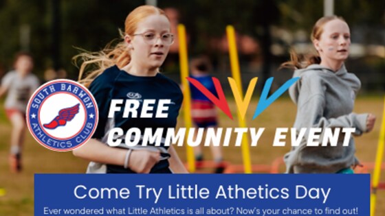 Come Try Me Day with South Barwon Athletics Club