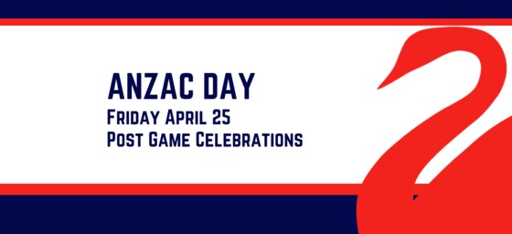 ANZAC Day & Post Game Celebrations