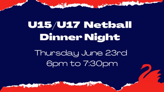 U15/17 Netball Dinner Night