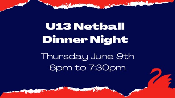 U13 Netball Dinner Night