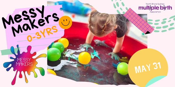 NSSMBA x Messy Makers Multiples Sensory Play Session (0-3yrs)