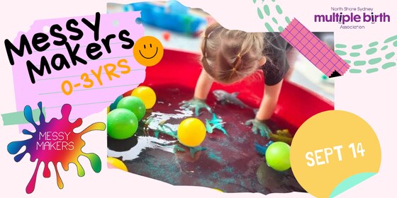 NSSMBA x Messy Makers Multiples Sensory Play Session (0-3yrs)