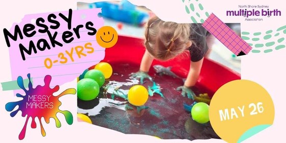 NSSMBA x Messy Makers Multiples Sensory Play Session (0-3yrs)