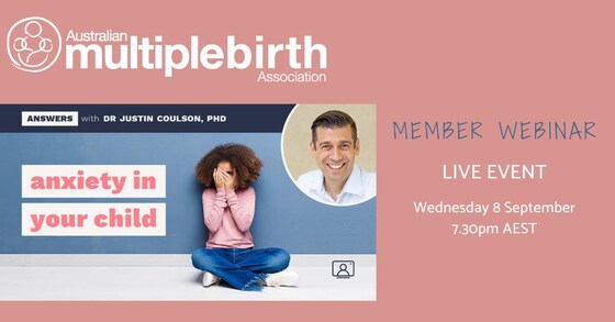 Webinar - Anxiety in your Child