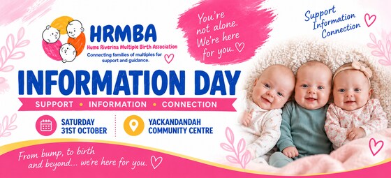FREE HRMBA Information Day – Expecting & New Parents of Multiples