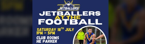 Jetballers day at the Football