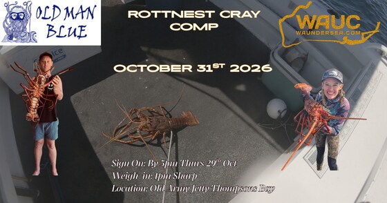 The Old Man Blue 2026 Rottnest Cray Comp (RSVP Required)