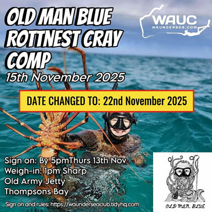 ***THIS WEEKEND*** Old Man Blue Rotto Cray Comp RSVP REQUIRED