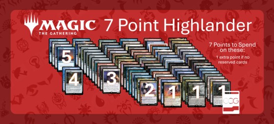 MTG 7 PT Highlander Tournament