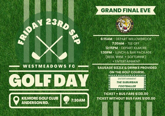 Westmeadows Football Club Golf Day 2022