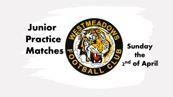 WFC Junior Practice Matches Sunday 2nd of April