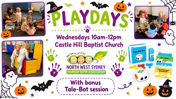 Playdays 28th October Halloween Special & Tale-bot