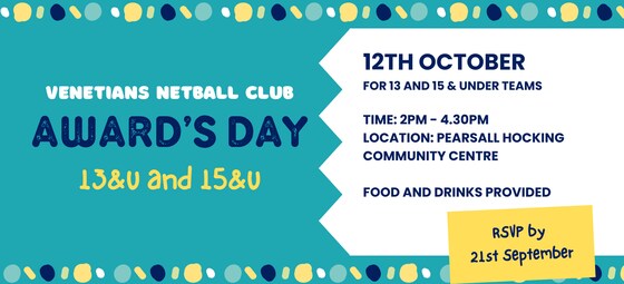 13&U and 15&U Awards Day - 12th October