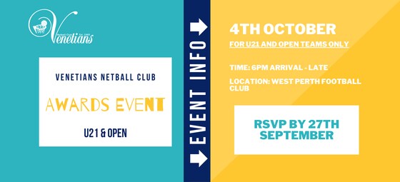 U21 and Open Awards Night