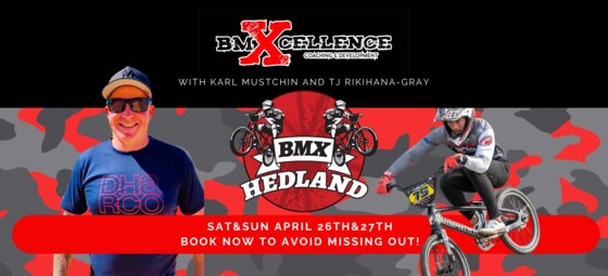 BMXcellence Training Weekend April 26th and 27th
