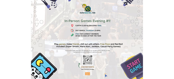 In-Person Games Evening #1! 