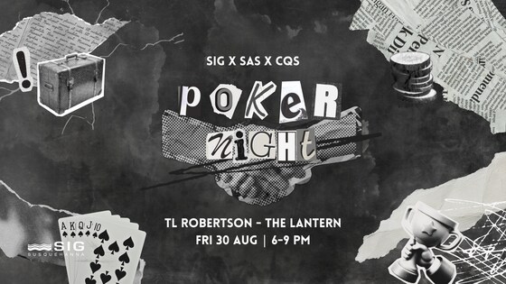 SIG x SAS x CQS Poker Night 2024