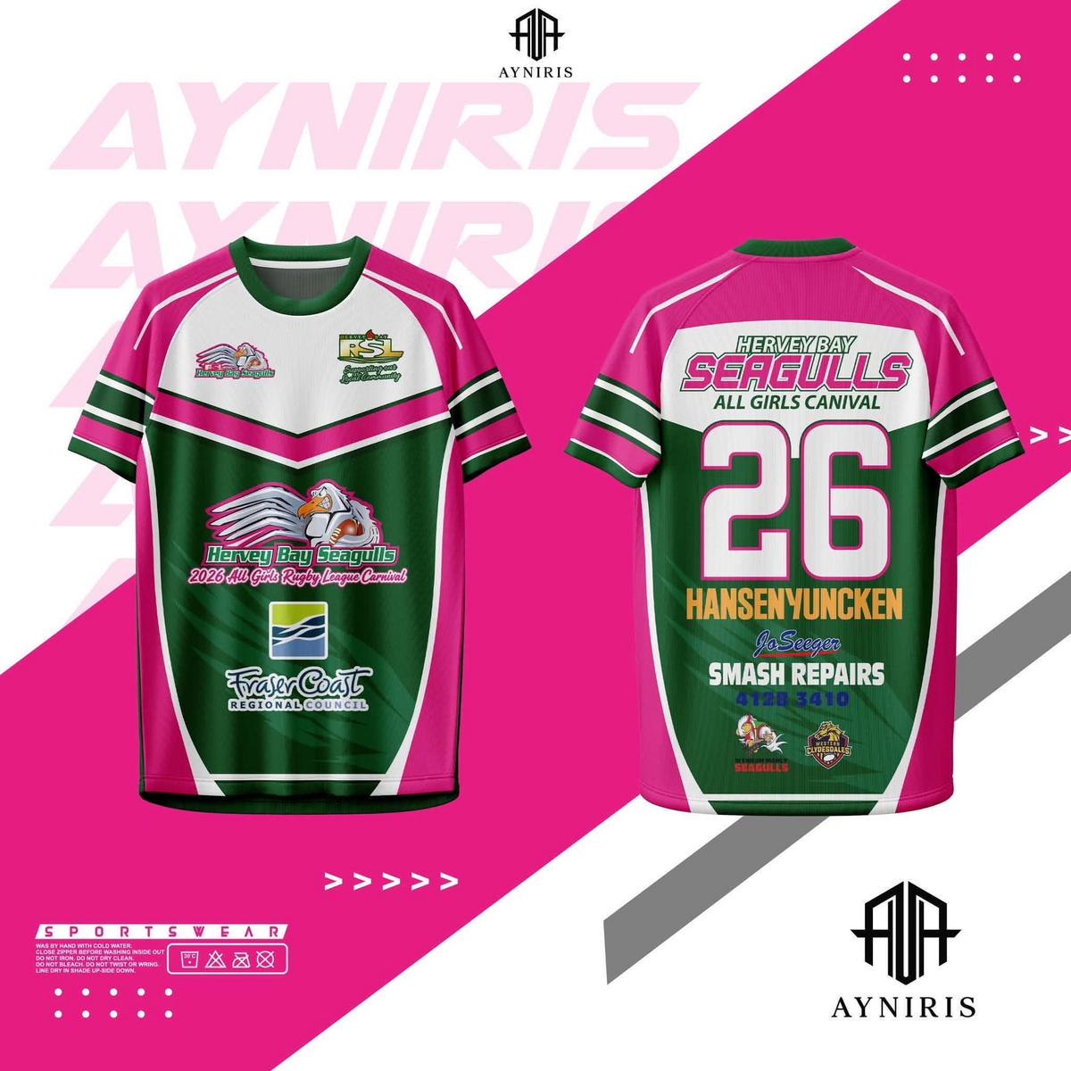 2026 All Girls Rugby League Carnival Shirt