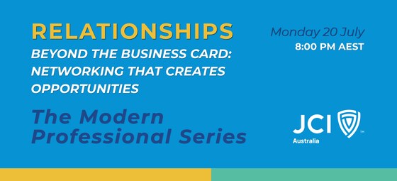 The Modern Professional Series: RELATIONSHIPS (Session 2)