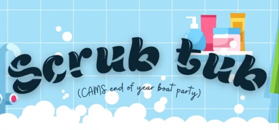 Scrub Tub! CAMS' 1st ever End of Year Boat Party!