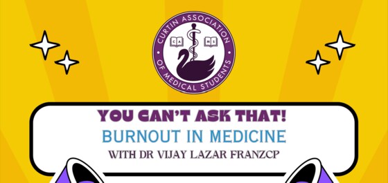 You Can't Ask That! with Dr Vijay Lazar: Burnout in Medicine