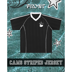CAMS Black Striped Jersey 2026 image 2