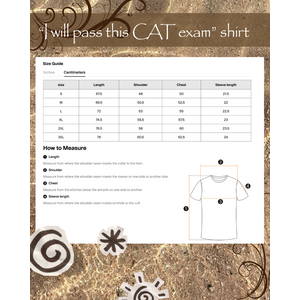 "I will pass this CAT exam" Shirt 2026 image 2