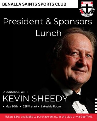2025 President’s Lunch with Kevin Sheedy 