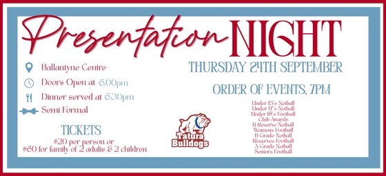 2026 TFNC Presentation Night