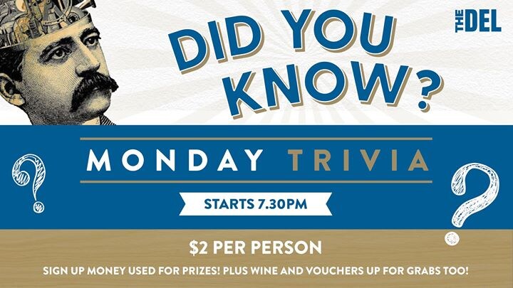 NUDES Trivia Night at The Del