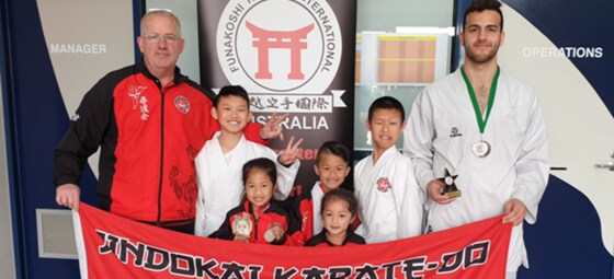 Team Jindokai - Participation in: Funakoshi Karate Open Championships - Warrnambool 