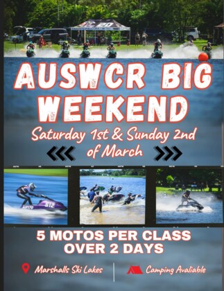 AUSWCR BIG WEEKEND Marshalls Ski Lakes 1/2 March