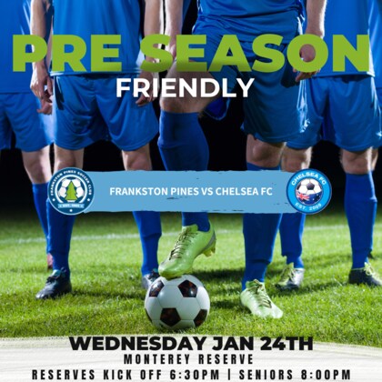 Men's Senior's Friendly - Frankston Pines Vs Chelsea