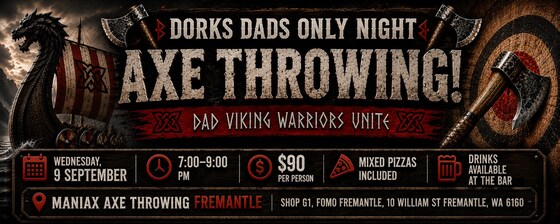 [Dad's Only] - Axe Throwing!