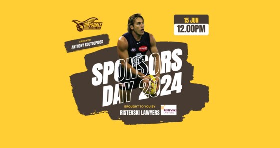 Sponsors Day proudly presented by Ristevski Lawyers