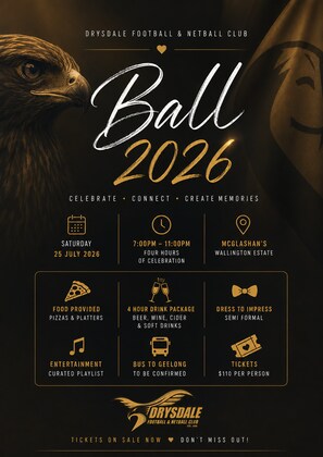 Drysdale Football & Netball Club - Ball 2026