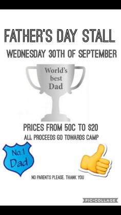 Father's Day Stall