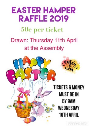 Easter hamper is drawn