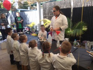 Marilla's School Holiday Mad Science party!