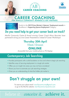 Contemporary Job Searching online Workshop