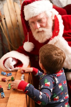 Christmas Santa and Outdoor/indoor Film night