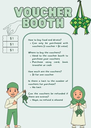 CSS x AMS Hari Raya Pasar Malam Voucher Booth Info