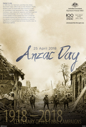 ANZAC Day Commemorative Service and Gunfire Breakfast 2018