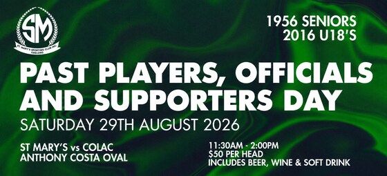  2026 Past Players, Officials and Supporters Day