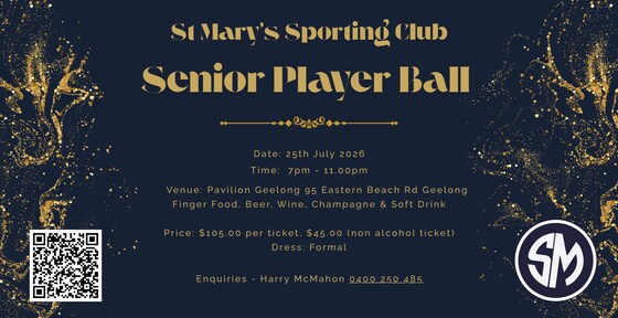 Senior Player Ball 2026
