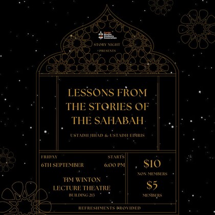 Story Night- (Lessons from the Stories of the Sahabah)