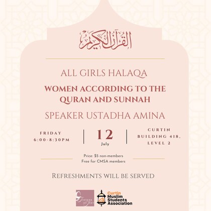 All Girls Halaqah, Role of Women in Islam according to Quran & Sunnah
