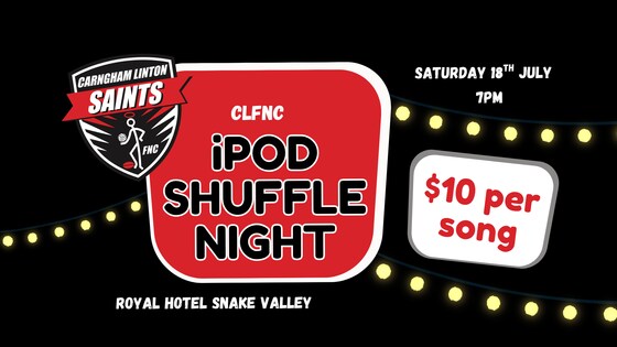 2026 CLFNC iPod Shuffle Night